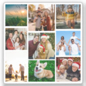 Custom Photos Stickers, Custom 9 Photos   シール (正面)