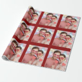 Custom Photos Valentine's Day Wrapping Paper  ラッピングペーパー (アンロールド)