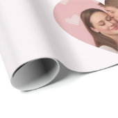 Custom Photos Valentine's Day Wrapping Paper  ラッピングペーパー (ロールコーナー)