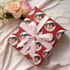 Custom Photos Valentine's Day Wrapping Paper  ラッピングペーパー