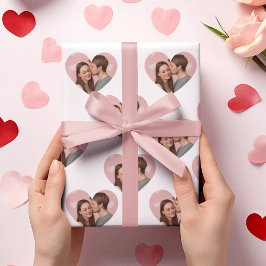 Custom Photos Valentine's Day Wrapping Paper  ラッピングペーパー