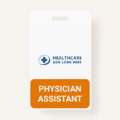 Custom Physician Assistant Recognition Companion バッジ (正面)