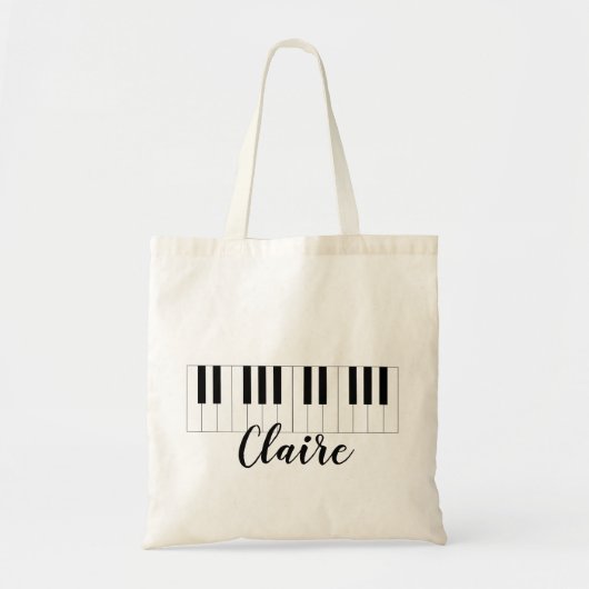 Custom Piano Tote Bag トートバッグ (正面)