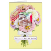 Custom Pic Thankful for My Mama Mother’s Day Card (正面)