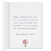 Custom Pic Thankful for My Mama Mother’s Day Card (内側 (右))