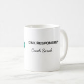 Custom Pickleball Player Coffee Mug コーヒーマグカップ (正面右)