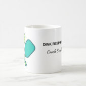 Custom Pickleball Player Coffee Mug コーヒーマグカップ (中央)