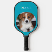 Custom Pickleball Set with Pet Photo & Name ピックルボールラケット (正面)