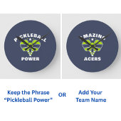 Custom Pickleball Team ラウンド壁時計