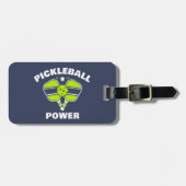 Custom Pickleball Team ラゲッジタグ (正面横)