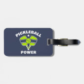 Custom Pickleball Team ラゲッジタグ (裏面横)