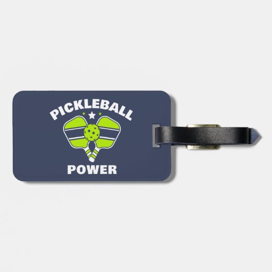 Custom Pickleball Team ラゲッジタグ (裏面横)