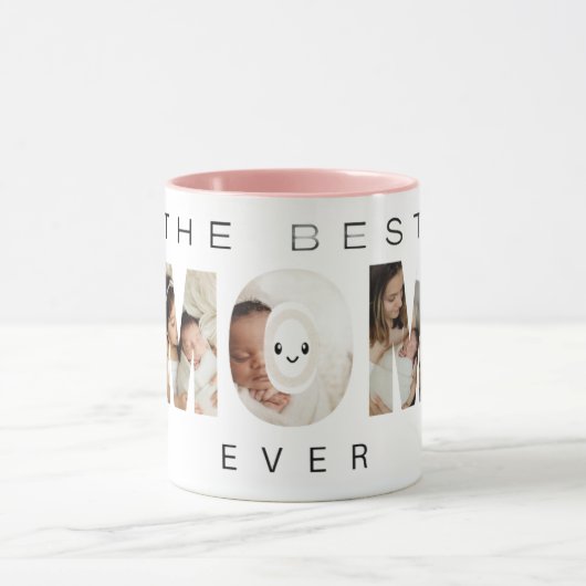 Custom Picture Coffee Cup Gift for Mom Dad Family, マグカップ (中央)