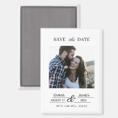 Custom picture Fridge Save the Date magnet マグネット (正面/裏面)