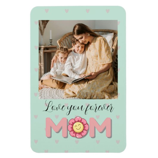 Custom Picture Mother’s Day Fridge Magnet for Mom マグネット (縦)