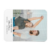Custom Picture Save the Date fridge magnet マグネット (横)