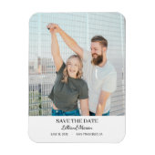Custom Picture Save the Date fridge magnet マグネット (縦)