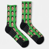 Custom Picture Socks, Personalized Face Gift  ソックス (右)