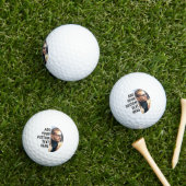 Custom Picture With Text Golf Balls ゴルフボール (インサイチュ 芝生)