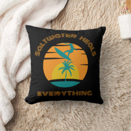 custom pillow for surf lover クッション