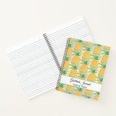 Custom Pineapple Watercolor Gratitude Journal ノートブック (内部)