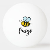 Custom ping pong balls with cute honey bee logo 卓球ボール (正面)