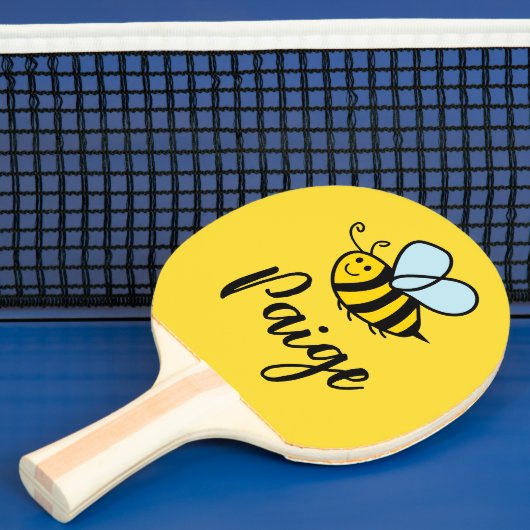 Custom ping pong paddle with cute honey bee logo 卓球ラケット (インサイチュ)