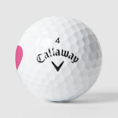 Custom Pink Callaway Golf Balls | Soft Feel ゴルフボール (ロゴ)