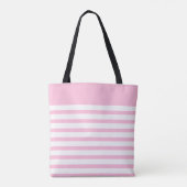 Custom Pink Coquette Monogram (B) トートバッグ (裏面)