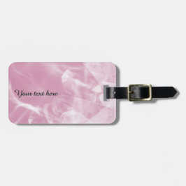 Custom pink crystal luggage tag ラゲッジタグ