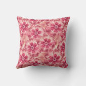 Custom Pink Floral Coquette クッション (裏面)
