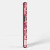 Custom Pink Floral Coquette iPhoneケース (右側面)