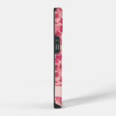 Custom Pink Floral Coquette iPhoneケース (右側面)