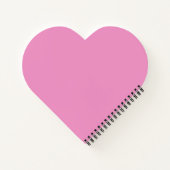 Custom Pink Heart Notebook ノートブック (裏面)