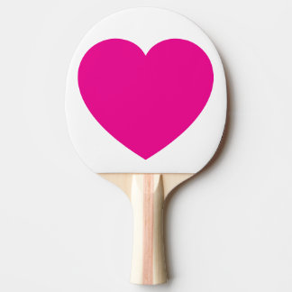 Custom Pink Heart Ping Pong Ball – Romantic Table  卓球ラケット