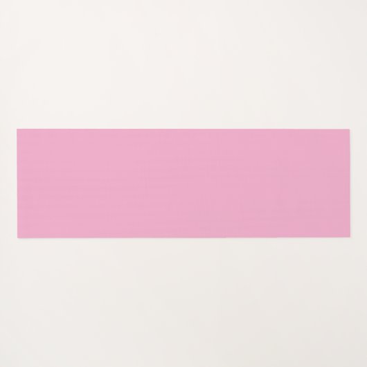 Custom Pink Rose Floral Pattern ヨガマット (裏面(横))