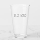 Custom Pint Glass Blank Template 16oz Shaker Glass タンブラーグラス (裏面)