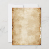 Custom Pirate Wanted Poster Bridesmaid Proposal 案内状 (裏面)