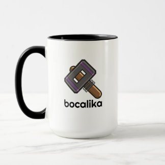 Custom Pixel Hammer Logo Mug – Editable Text マグカップ