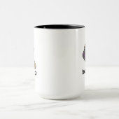 Custom Pixel Hammer Logo Mug – Editable Text マグカップ (中央)