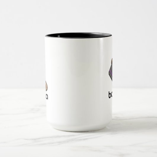 Custom Pixel Hammer Logo Mug – Editable Text マグカップ (中央)