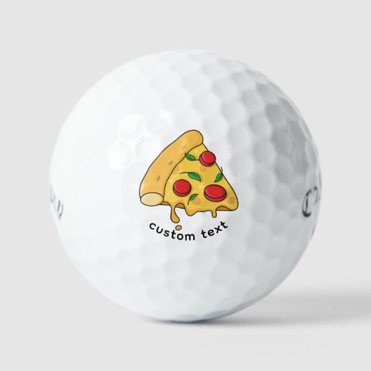 Custom Pizza Design Golf Ball Gift - Callaway  ゴルフボール (正面)