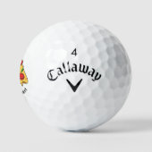 Custom Pizza Design Golf Ball Gift - Callaway  ゴルフボール (ロゴ)