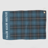 Custom Plaids Sports Retirement Gifts for Dad ゴルフタオル (横)