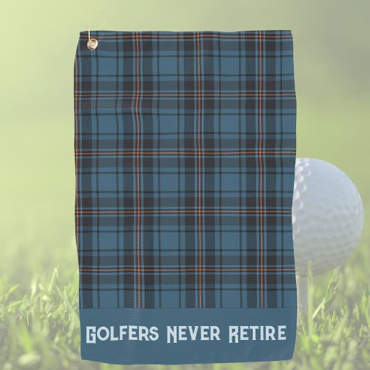 Custom Plaids Sports Retirement Gifts for Dad ゴルフタオル