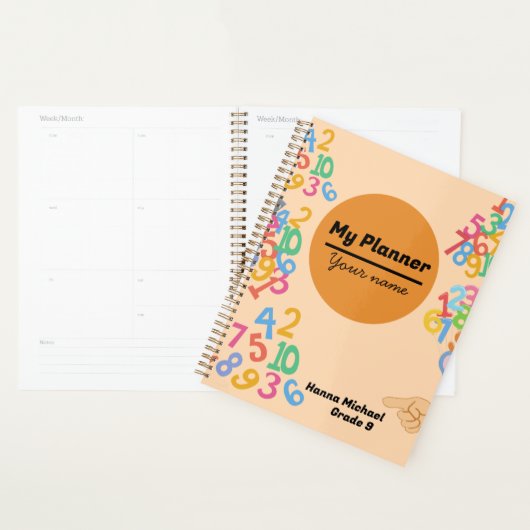 Custom Planner Cover Design - Personalize Yours プランナー手帳 (ディスプレー)