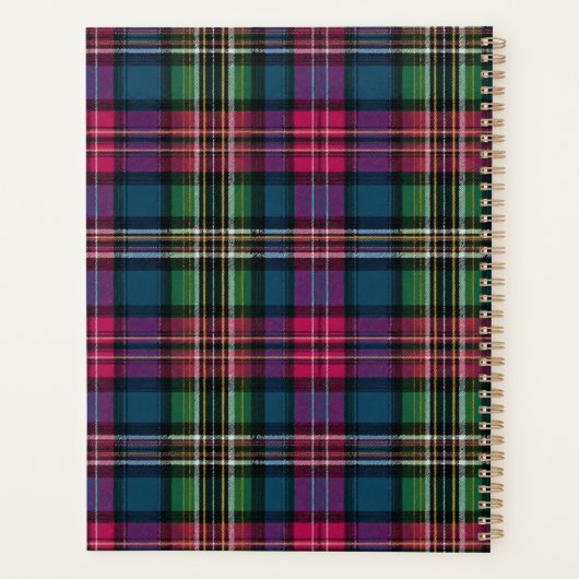 Custom Planner Gingham Pattern Style プランナー手帳 (裏面)