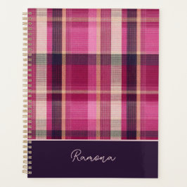 Custom Planner Gingham Pattern Style プランナー手帳