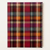 Custom Planner Gingham Pattern Style プランナー手帳 (裏面)