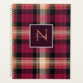 Custom Planner Gingham Pattern Style プランナー手帳 (正面)